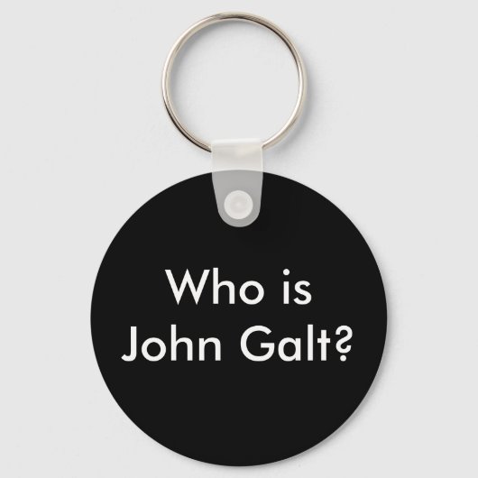 Porte-clés Qui est John Galt ? porte - clé (Recto)