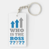 Porte-clés Qui est le patron ? (Dos)