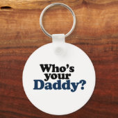 Porte-clés Qui est ton papa ? (Recto)