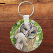 Porte-clés "Qui fait la sieste ?" (Recto)