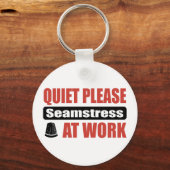 Porte-clés Quiet Please Seamstress At Work (Recto)