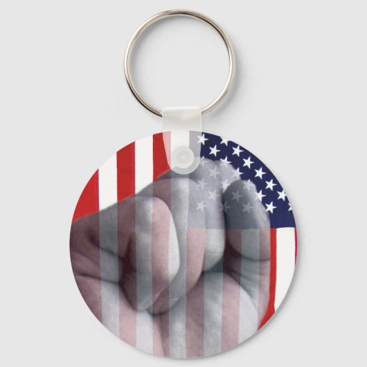 Porte-clés Qu'il y ait paix (Recto)