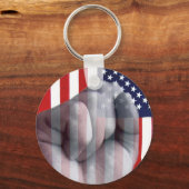 Porte-clés Qu'il y ait paix (Recto)