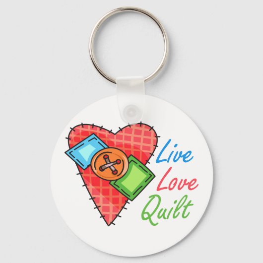 Porte-clés Quilt d'amour en direct (Recto)