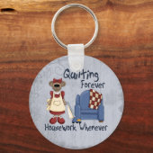 Porte-clés Quilter pour toujours (Recto)
