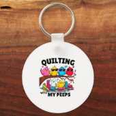 Porte-clés Quilting Hanging With My Funny Women Toddler Kids (Recto)