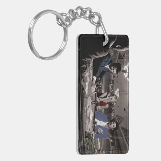 Porte-clés Quinte royale (Devant gauche)