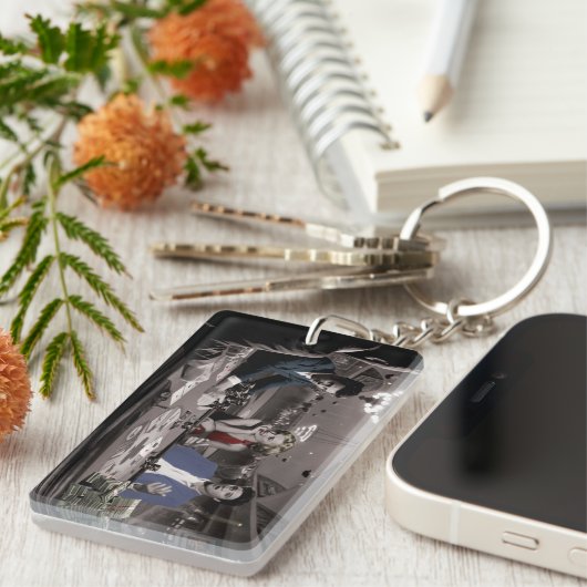 Porte-clés Quinte royale (Devant droit)