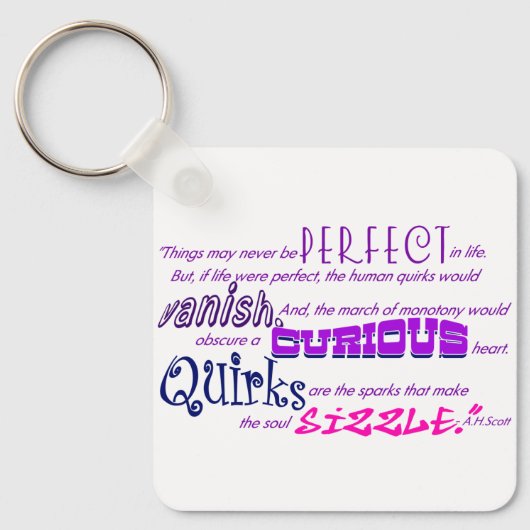 Porte-clés Quirky Perfecto Porte - clé (Recto)