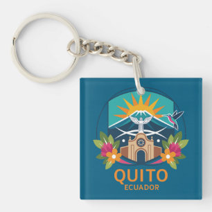 Porte-clés Quito Équateur Amérique du Sud