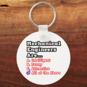 Porte-clés Quiz de l'ingénieur mécanique... (Recto)