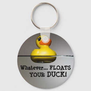 Porte-clés Quoi que… FLOTTE VOTRE CANARD !