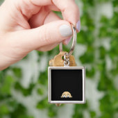 Porte-clés Quote de base graphique Peekaboo (main)