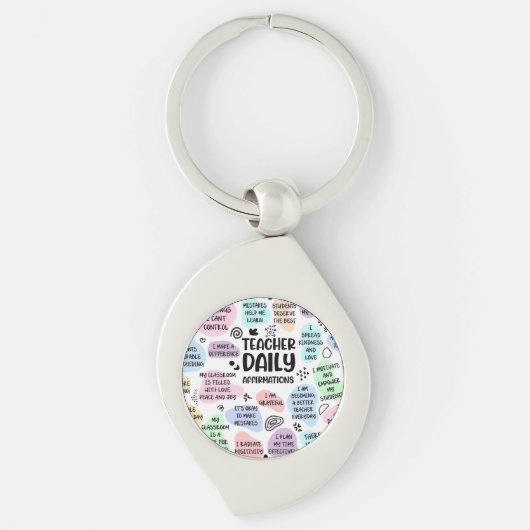 Porte-clés Quotidien de l'enseignant (Devant)
