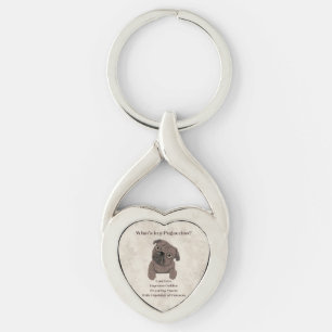 Porte-clés Qu'y a-t-il dans un Carlin-chien de Pugaccino-Cute