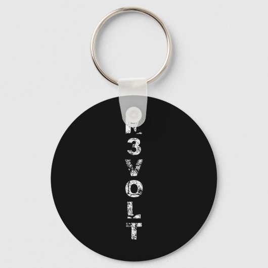 Porte-clés R3volt - Résister - Rantiwork (Recto)