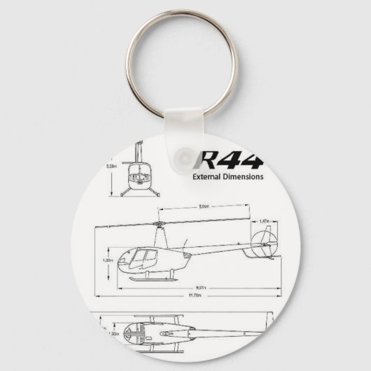 Porte-clés R-44 Robinson (Recto)