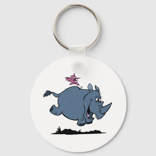 Porte-clés R est pour Rhino (Recto)