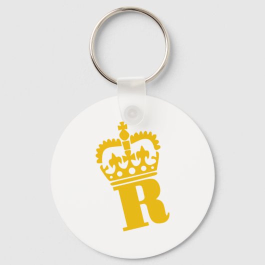 Porte-clés R - Lettre - Nom (Recto)