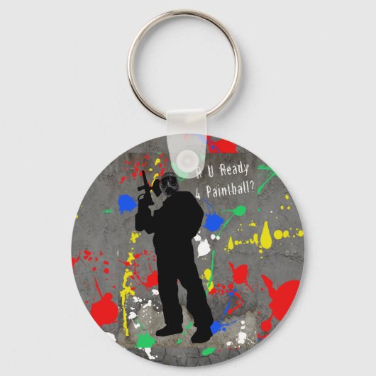 Porte-clés R U Ready 4 Paintball? (Recto)