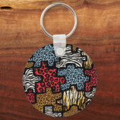 Porte-clés RAB Rockabilly Animal (Recto)