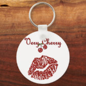 Porte-clés RAB Rockabilly très Cherry Kiss (Recto)