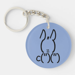 Porte-clés Rabbit ASCII