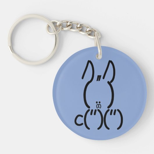 Porte-clés Rabbit ASCII (Devant)