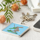 Porte-clés Rabbit de guerrier médiéval (Côté)