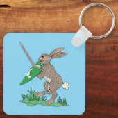 Porte-clés Rabbit de guerrier médiéval (Verso)