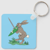 Porte-clés Rabbit de guerrier médiéval (Dos)