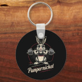 Porte-clés Rabbit Rabbit Pumpernickel Karnickel Bodybuilding (Recto)