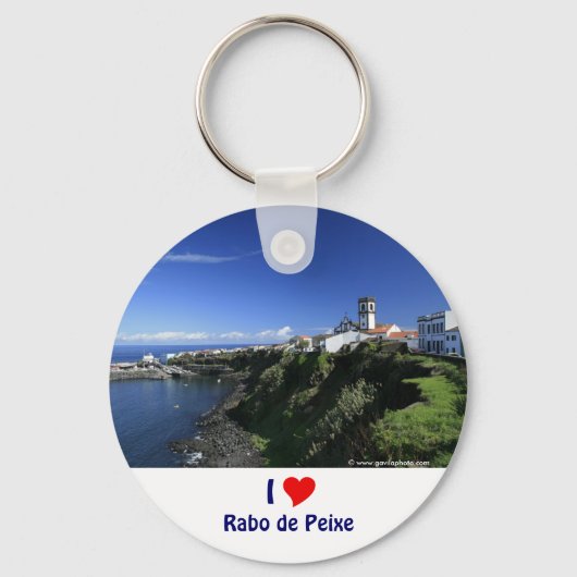 Porte-clés Rabo de Peixe - Açores (Recto)