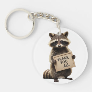 Porte-clés Raccoon nouveau né