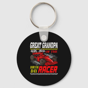 Porte-clés Race Car Party Grand Grand-Père Du Racer Anniversa