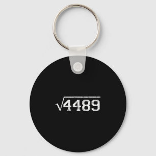 Porte-clés Racine Carrée De 4489 Argot Prof De Maths Six Sept