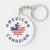 Porte-clés Racines américaines canadiennes (Dos)