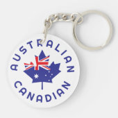 Porte-clés Racines australiennes canadiennes (Dos)