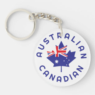 Porte-clés Racines australiennes canadiennes