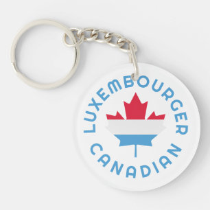 Porte-clés Racines canadiennes de luxembourgeois