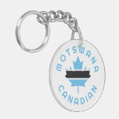 Porte-clés Racines canadiennes de Motswana (Devant gauche)