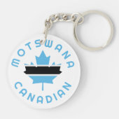 Porte-clés Racines canadiennes de Motswana (Dos)