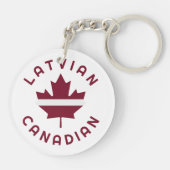 Porte-clés Racines canadiennes lettones (Dos)