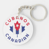 Porte-clés Racines des Cubanos canadiens (Dos)