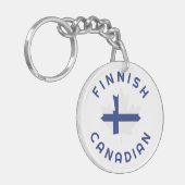 Porte-clés Racines finlandaises canadiennes (Devant gauche)