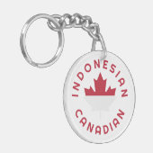 Porte-clés Racines indonésiennes canadiennes (Devant gauche)
