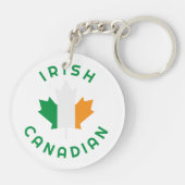 Porte-clés Racines irlandaises canadiennes (Dos)