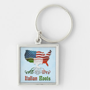 Porte-clés Racines italiennes américaines