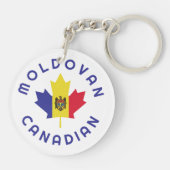Porte-clés Racines moldaves canadiennes (Dos)