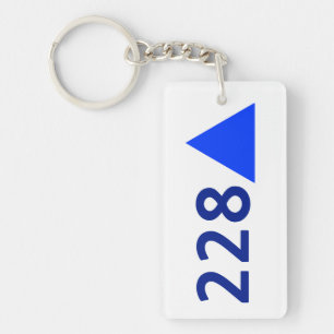 Porte-clés RACING 1967 à 2 faces